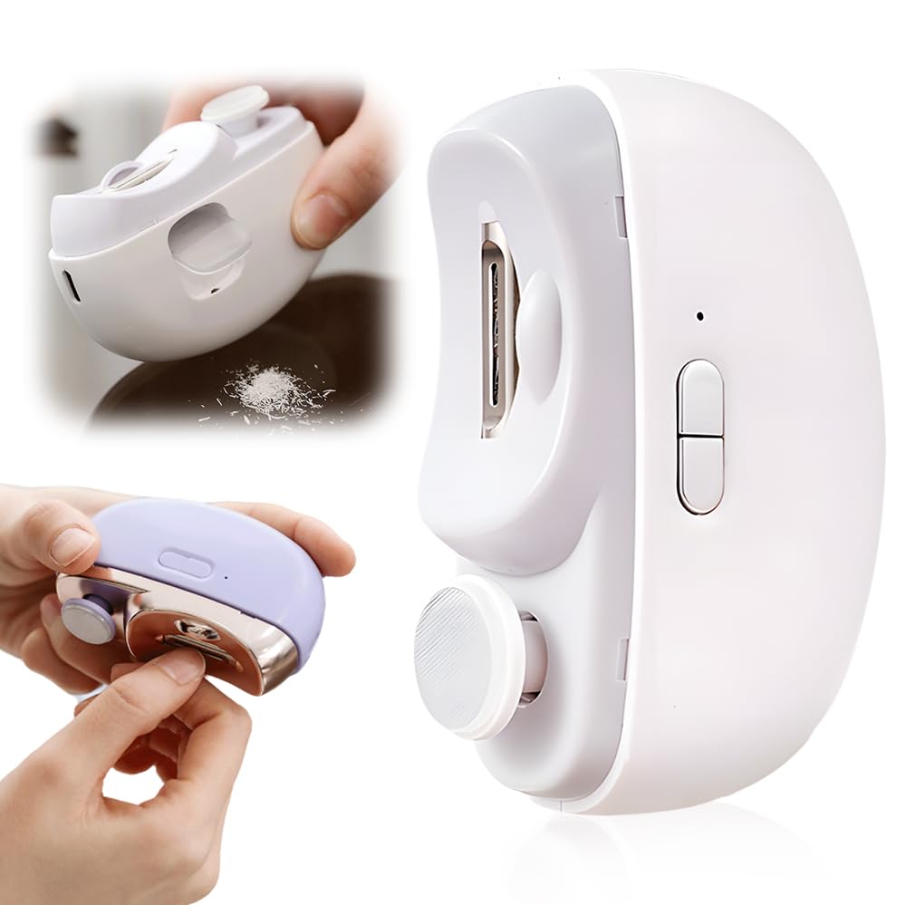 3 in 1 Automatic Electric Nail Clipper with Polishing 2026 New Electric Nail Trimmer Two-Speed Adjustment Electric Toe