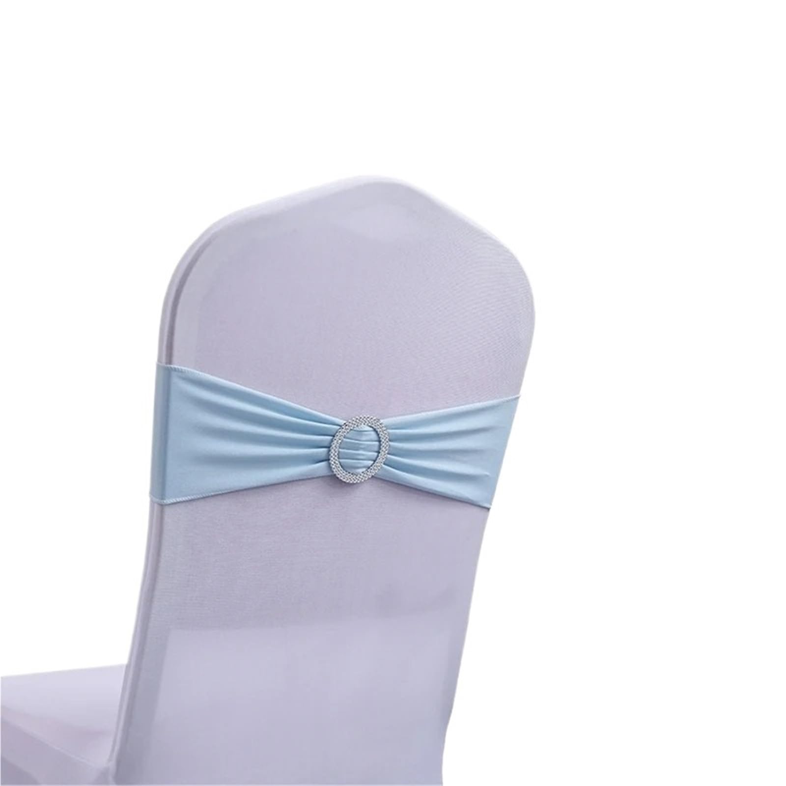 YGSGJSP Chair Sashes 10PCS Elastic Chair Knot Wedding Decoration Buckle Sashes Back Cover Mariage Hotel Home Seat Elegant Ribbon Decors for Wedding(Color 22)