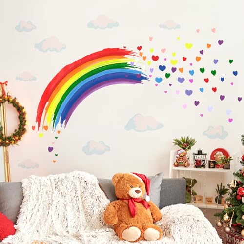 Vinilo decorativo Rainbow Cloud con nubes y arcoíris miniatura 7