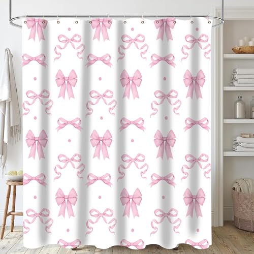 Rideau de douche imperméable en polyester pour salle de bain installation simple