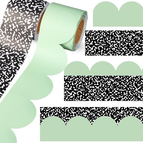 2 Rolls 65.6ft Composition Classroom Bulletin Border Decor