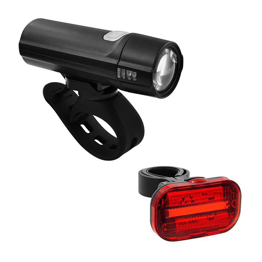 Kit Luci LED Per Bici: Faro Anteriore E Fanale Posteriore - Sicurezza Notturna