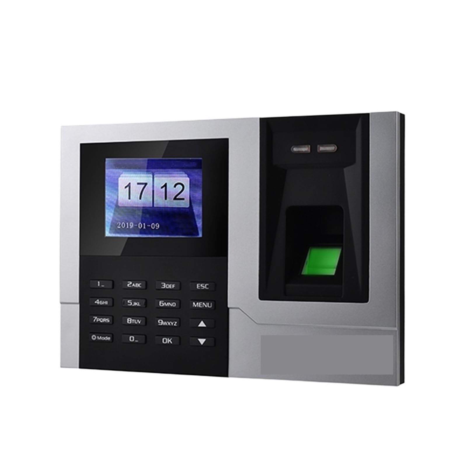 AT608 Tcp IP RJ45 Biométrico Huella Digital Tiempo De Asistencia Reloj Grabadora Dispositivo Reconocimiento Empleados Máquina Electrónica Smart Attendance