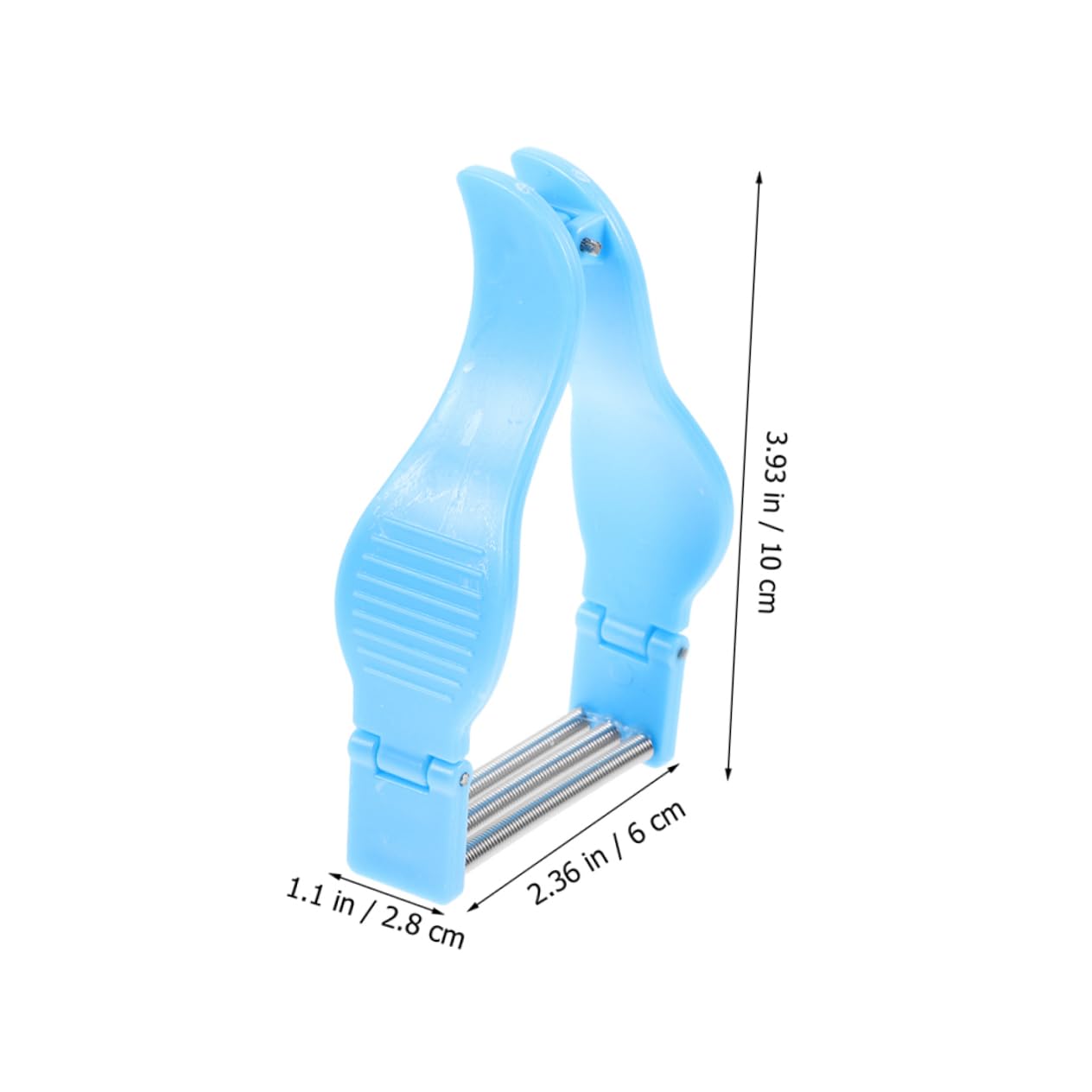 Didiseaon 2pcs Spring Facial Hair Removal Epilator Gentle Hair Remover for Women Portable Spring Tool for Upper Lip and Face Threading