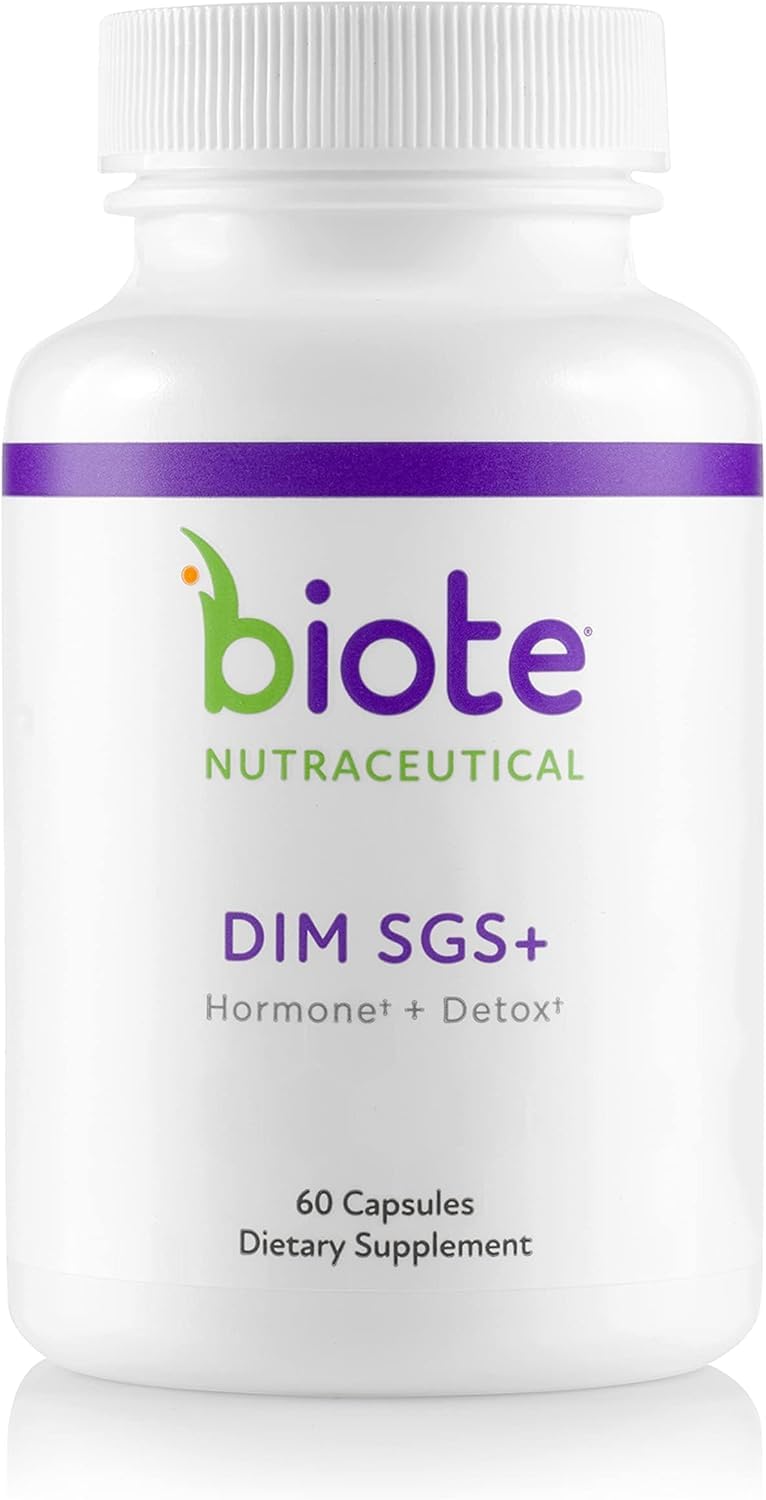 BIO-TE Nutraceuticels - DIM S G S + Comprehensive Hormonal and Detox Balance Support Formula (60 Capsules)