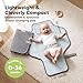 KeaBabies Portable Changing Pad for Baby, Travel – 26 x 21 Wipeable, Waterproof, Foldable Baby Diaper Changing Mat for Diaper Bag, Caddy, Car, Bed, Newborn, Compact Changer Mat Station (Classic Gray)