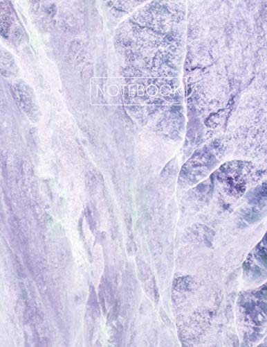 Notebook: Wide Ruled Lined Notebook Journal, Pastel Purple Marble, 120 Pages, Large (8.5x11 inches) A4 Size, Journal