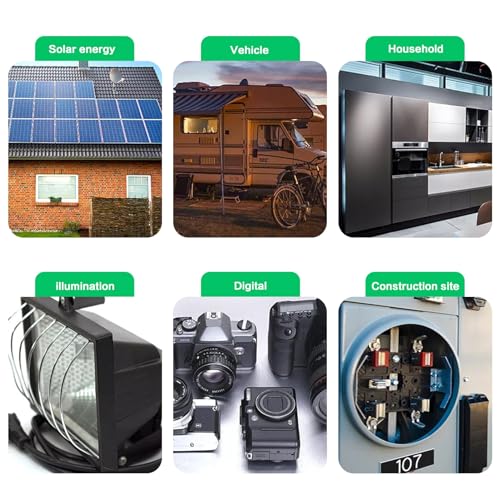 DEWIN MPPT-Laderegler, MPPT Regler Solarladeregler 12V 24V 36V 48V Solarpanel-Batterieregler für Blei-/Säure-/Lithium 100A