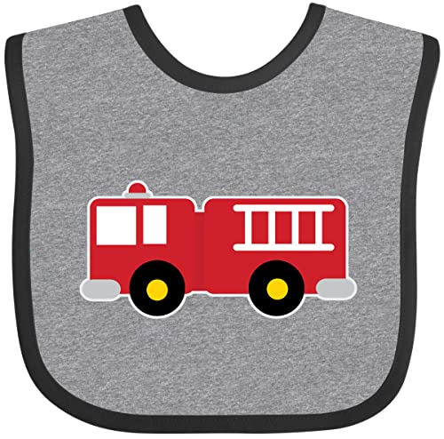 inktastic Fire Truck Childs Fireman Baby Bib