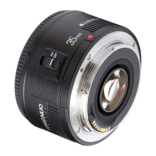 Lente de focagem manual F2.0 de 35 mm da Almencla para câmeras digitais, diagonal de 63 graus, verti