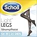 Produktbild Scholl Light Legs Strumpfhose - Damen-Strumpfhose mit Kompressionsfunktion und Anti-Laufmaschen-Technologie - 1 Paar, 20 DEN, schwarz, M