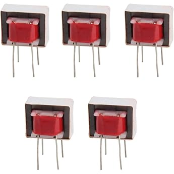 Hailege 5pcs EI14/EI-14 Audio Coupling Insulation Transformer Audio Transformer 600:600 1:1