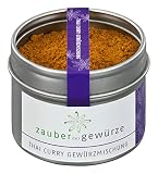 Zauber der Gewürze Thai Curry Gewürzmischung, Thai Curry-Pulver mild-würzig, auch für Curry-Paste, vegan, asiatische Küche, in wiederverschließbarer Aroma-Dose, 50 g