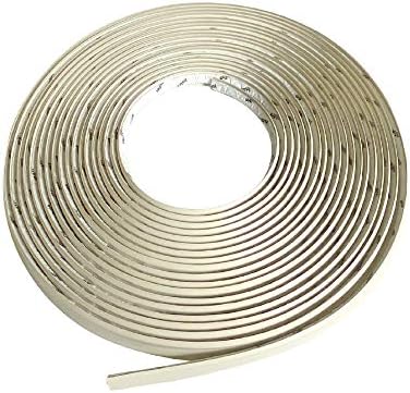 InstaTrim Caulk Strip, Self Adhesive Sealant Tape, Peel and Stick Mold, Waterproof Seal Strip for Bathtub, Floors, Ceilings - 1.9 cm (3/4") (Covers .95 cm Gap) (Dark Brown, 3.048 m Long, 1 Piece)