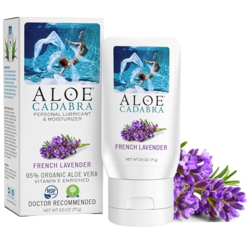 Image of Aloe Cadabra Organic Water Based Lube, French Lavender, 2.5oz, 1 Pack