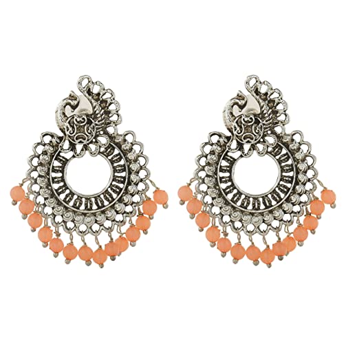 See full amazon price history chart for Estele Rhodium Plated Oxidized Classic Peacock Designer Earrings for Girls & Womens Estele Rhodium Plated Oxidized Classic Peacock Designer Earrings for Girls & Womens (B0BT9SB2WK) Amazon Price History, Amazon Price Tracker