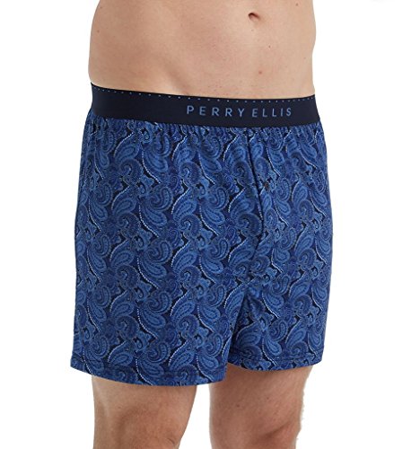 Perry Ellis Men's Techno Paisly Boxer