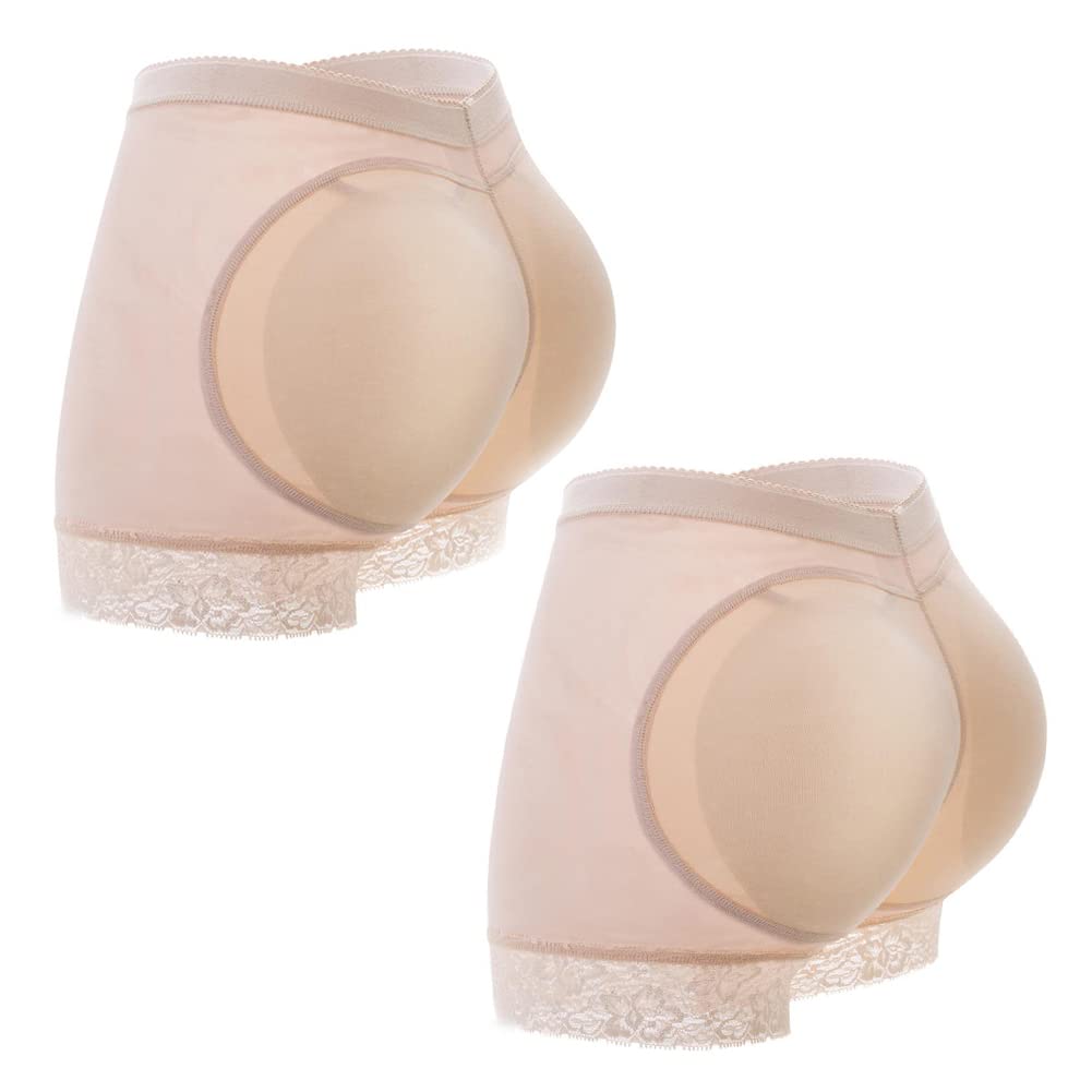 WEICHENS Womens Fake Buttock Briefs Butt Lifter Padded Control Panties Hip Enhancer Underwear Shapewear Boyshort
