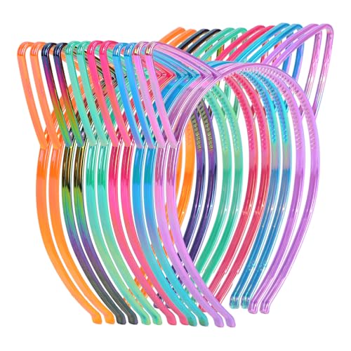Candygirl Cat Ears Headband 12 Pcs Electroplated Headbands Non Slip Hairbands for Girls Toddler Cute Hairband for Cat Party Decorations 6 Colors