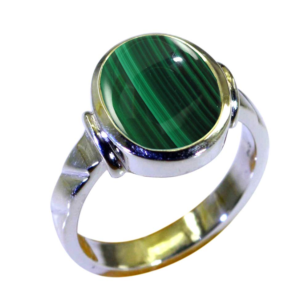 55Carat Choose Your Color Natural Gemstone Sterling Silver Statement Rings Oval Shape Handmade Sizes 5-12…