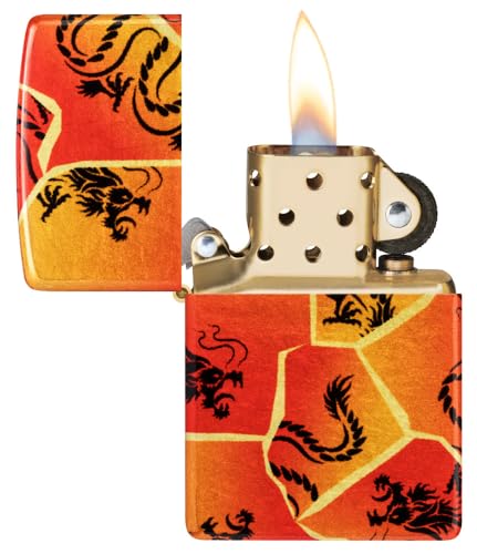 Encendedor Zippo Dragón Diseño Verde miniatura 4