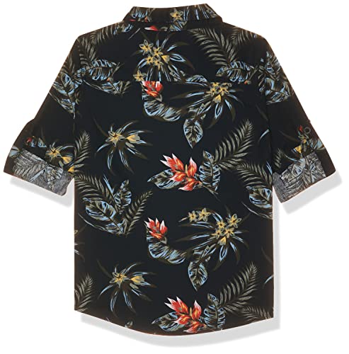Image of Amazon Brand - Jam & Honey Boys 100% Cotton Printed Regular Fit Long Sleeve Shirt