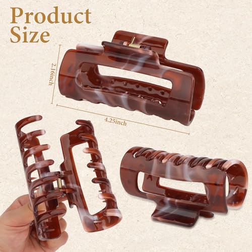 Pinzas CURASA set 3 unidades para cabello mujeres y niñas miniatura 2