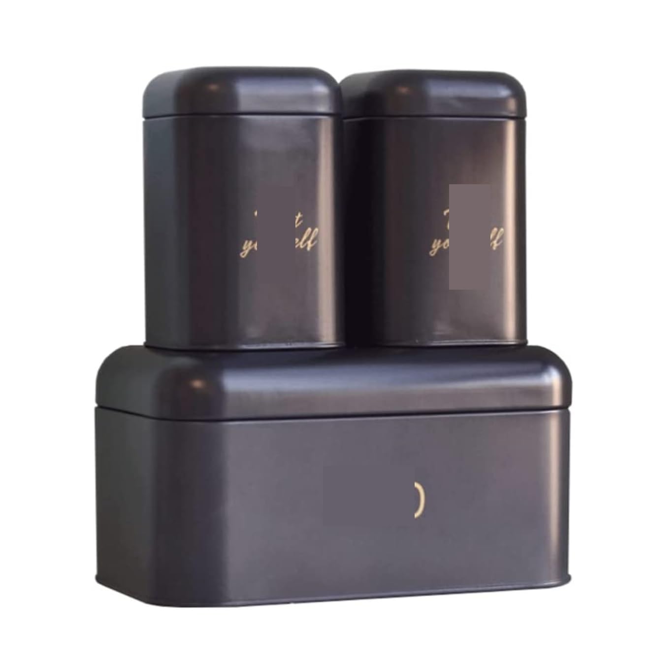 MHbdfsxz Bread Container Storage Bin Metal Bread Box Pastry And Food Container Storage For Counter Cookies Pastries(3pcs)
