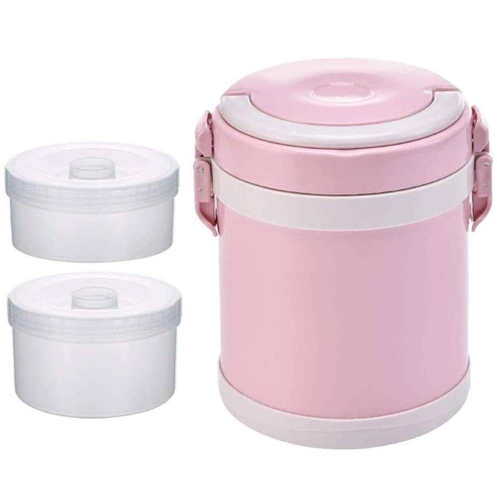 Fiambrera, recipiente térmico aislado para alimentos, frasco de 0,8 l/2,0 l, fiambrera a prueba de fugas, sopa de acero inoxidable, tarros de almuerzo para comida caliente, fiambrera aislada, oferta
