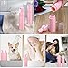 50 pcs 2oz/60ml Foam Pump Bottle Lash Shampoo Bottles Travel Foam Pump Bottle Empty Pink Plastic Refillable Mini Soap Dispenser for Hand Sanitizer Liquid (Pink)