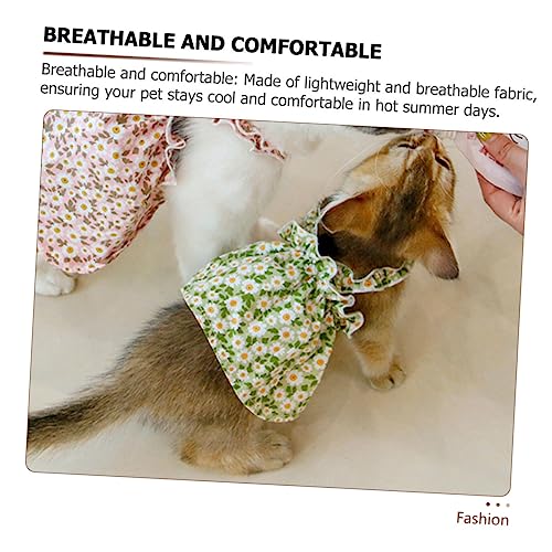 Toddmomy Vestido Suspensor De Verão Para Animais De Estimação Colete Para Cachorro Pequeno Roupas Pa