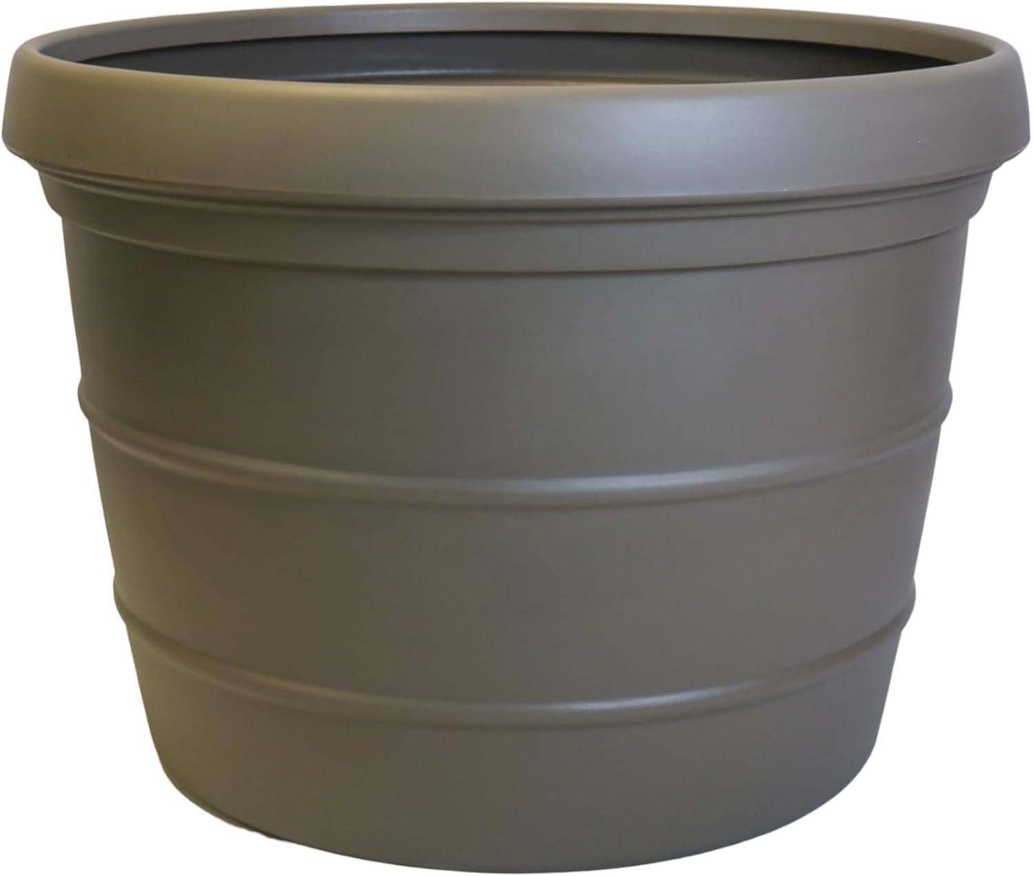 Maceta clásica rotomoldeada para exteriores de 86 cm resistente (arcilla) | Maceta grande de 275 L | A prueba de heladas y resistente a los rayos UV | Maceta ligera para exteriores para