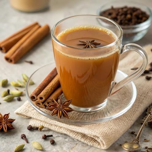 image for Twinings Chai Black Tea Individually Wrapped Bags, 25 Count (Pack of 6