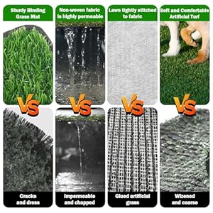 Dog Grass Mat with Pee Pad 38×23", Large Dog Litter Box Indoor Artificial Turf Grass Porch Waterproof Patio Potty Tray for Doggie Reusable Washable and Lawn for Replacement Puppy Training Dog Grass Mat with Pee Pad 3823 Large Dog Litter Box Indoor Artificial Turf Grass Porch Waterproof Patio Potty Tray for Doggie Reusable Washable and Lawn for Replacement Puppy Training