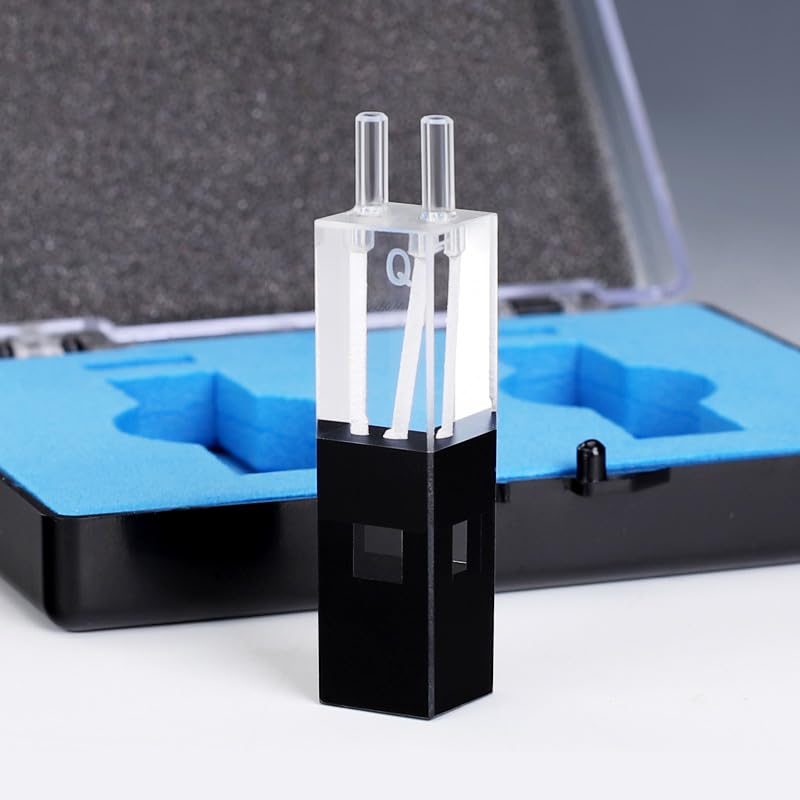 Quarz-Fluoreszenz-Durchflussküvette mit Glasrohr (250 µl)
