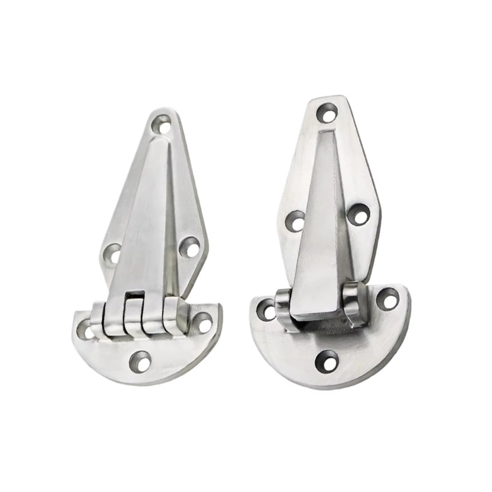 Pswbkvdblp 2-304 Sus Thickened Heavy-Duty Hinged Door Hardware 304 Stainless Steel Oven Hinge Refrigerator Door 1Pcs(2-304 Sus)