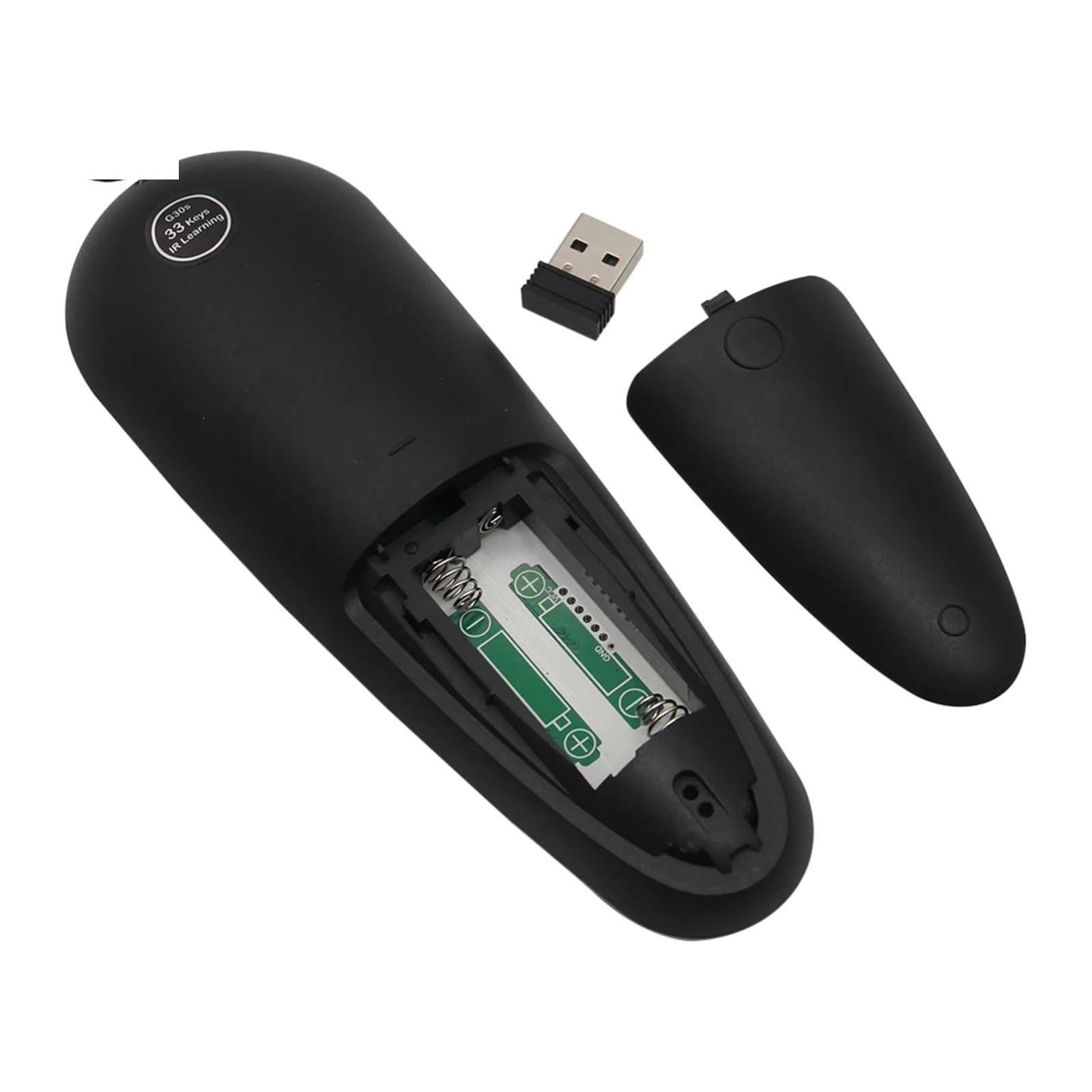 1 szt. G30S Air Mouse 2.4G Żyroskop 33 klawisze IR Nauka Bezprzewodowy Inteligentny Pilot Zdalnego Sterowania Głosowego Do X96 Mini H96 MAX Android Box VS G10(G30S)