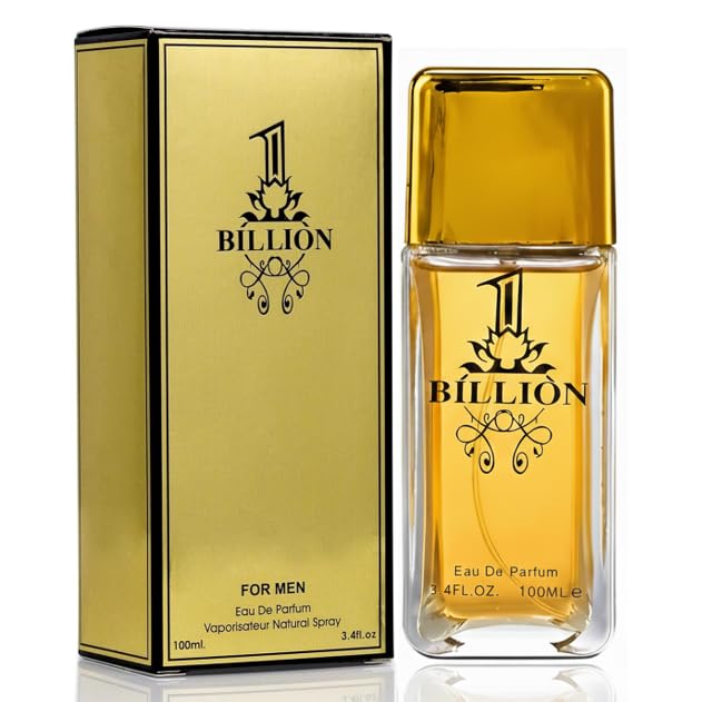 1 Billion For Men - 100ml Eau De Parfum Luxury Fragrance Spray, Cologne For Men - Daywear, Casual...