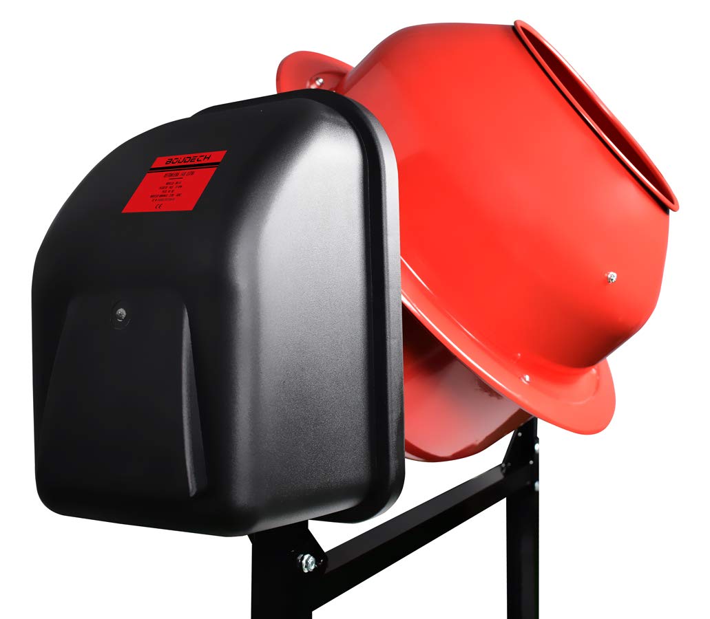 Betoniera Impastatrice Elettrica Miscelatore Cemento Con Due Ruote con Certificazione CE. Da 70L 275W e 140L 550W (140L)