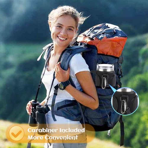 Vordpe Carry Bag for Stanley Cup 40 oz, Water Bottle Carry Bag with Mobile Phone Pocket, Adjustable Strap, Carry Handle - Image 4