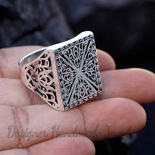 Mens special ring celtic vintage mens ring handcrafted ring statement bohemian cowboy ring boys ring, mens biker ring, mens huge ring, mens signet ring