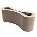 Cat Scratcher Lounge, Corrugated Cat Scratching Pad, Extra Thick Ergonomic Cardboard Bed with Reversible Design, Protects Furniture for Indoor Cats of All Breeds and Sizes (Light Wood Grain)