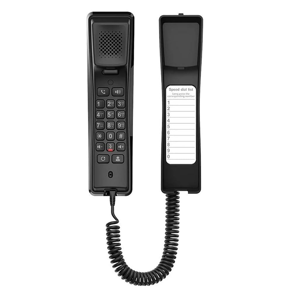 Fanvil H2U V2 téléphone Fixe Noir 2 Lignes