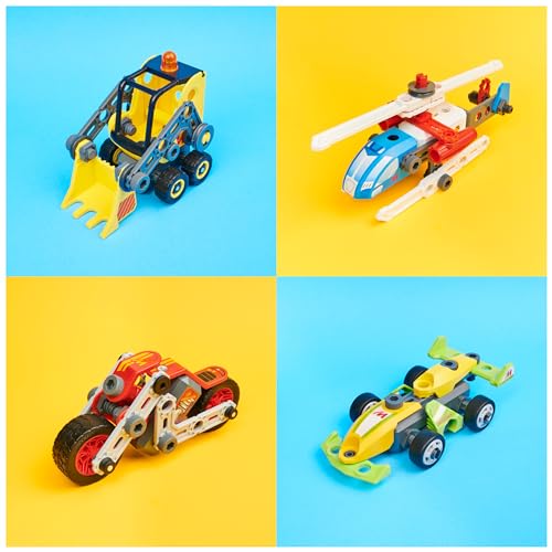 MECCANO Mes PREMIÈRES CONSTRUCTIONS Junior Voiture de Course Moto Hélicoptère ou Bulldozer Jeu Construction avec 2 Outils Modèle aléatoire Jouet Enfant et + - vue 3