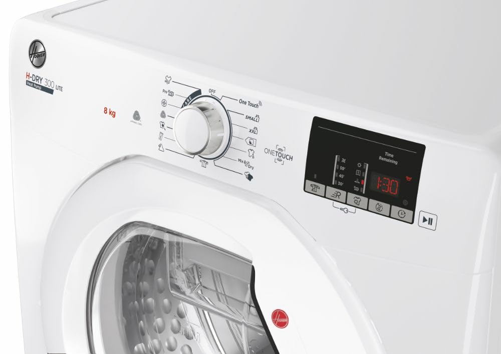 Hoover HLE H8A2DE-S - Asciugatrice con pompa di calore, Libera installazione, 8kg, Classe energetica A++