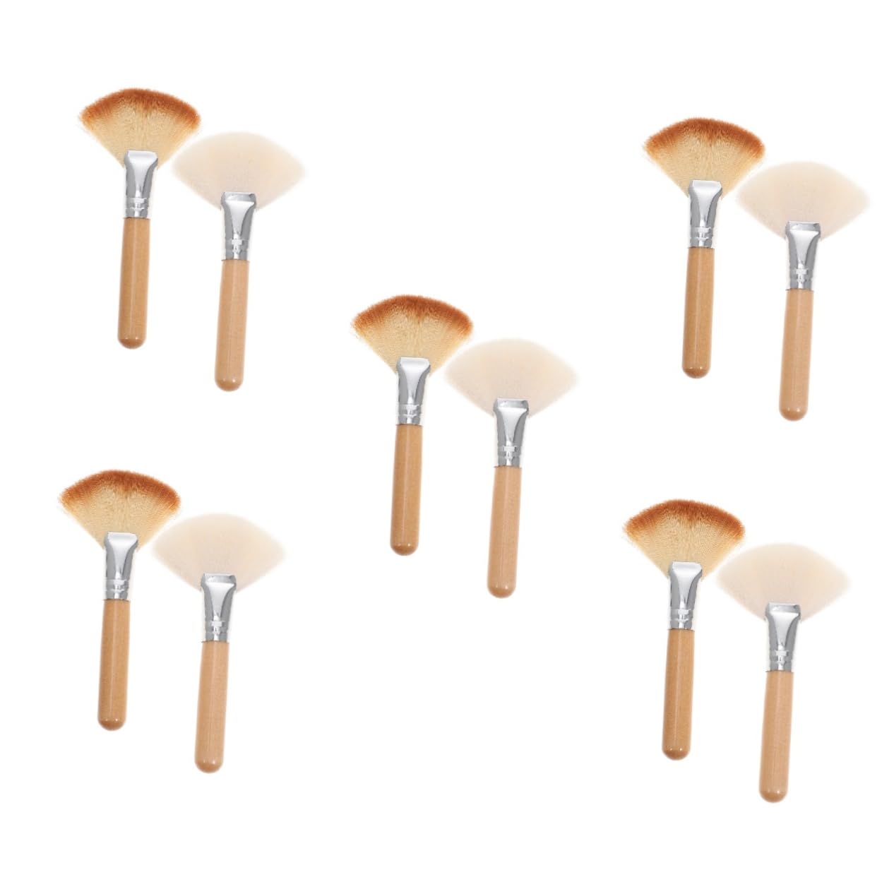 Healeved 10pezzi Per Per Illuminante e Contouring Setole Morbide Professionali Per e Blush