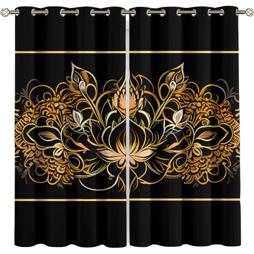 Barras de Cortina Salon Dorada Marca SVTUSR