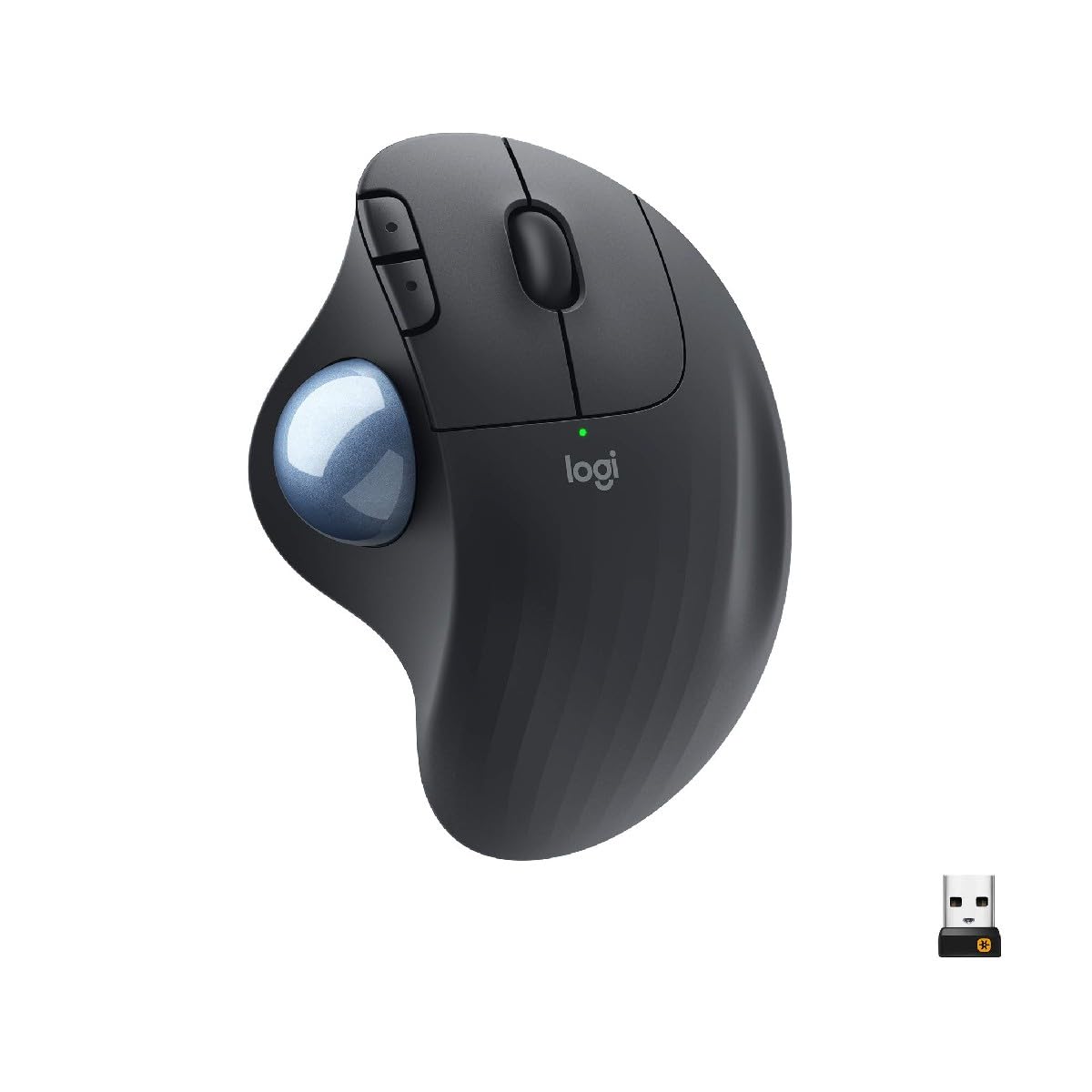 Logitech ERGO M575 Wireless Trackball Mouse - Easy thumb control precision and smooth tracking ergonomic comfort design for