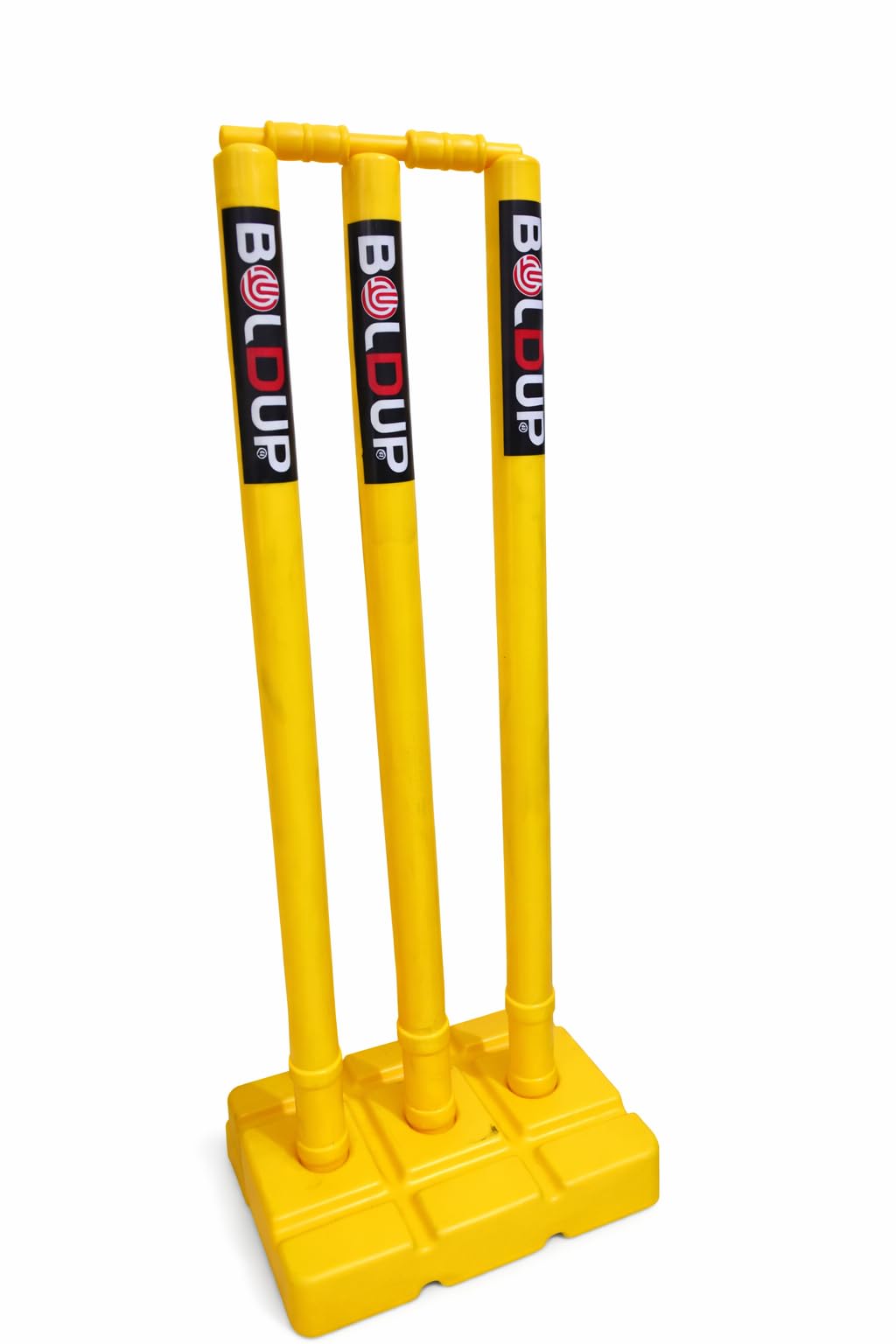 Plastic Cricket Wicket Set, Yellow, Training Practice Equipment for Outdoor Sports 1 Set Yellow Full Size-image-27