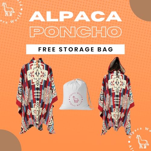 Men Poncho - Alpaca Wool poncho – Warm Ecuadorian Cloak, Thick Western Gaban, Cowboy Serape Shawl, – Clint Eastwood Style2